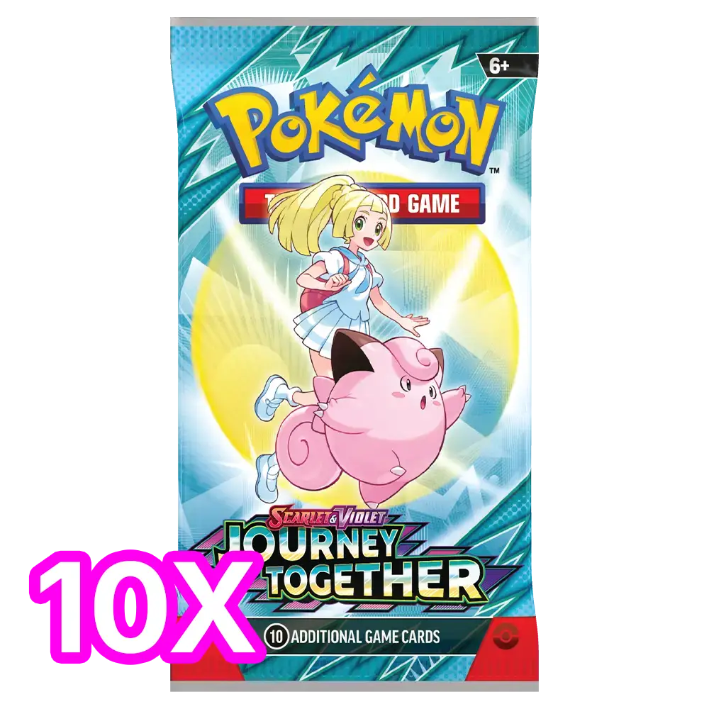 Pokémon 10x Journey Together Booster Pack TCG