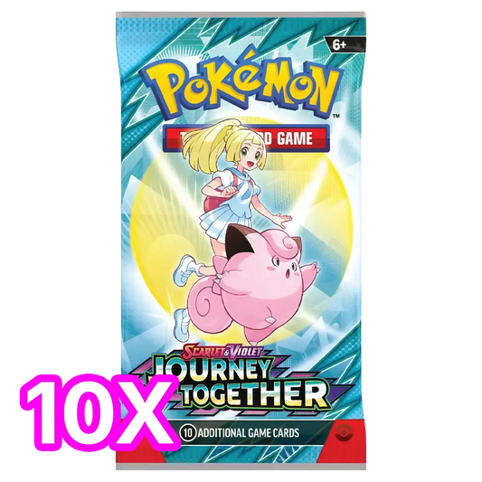Pokémon 10x Journey Together Booster Pack TCG