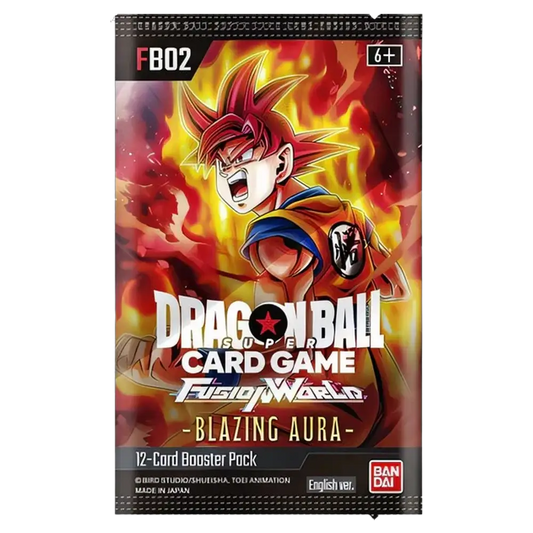 Dragon Ball - Super Fusion World Blazing Aura FB02 Booster Pack - Japanese