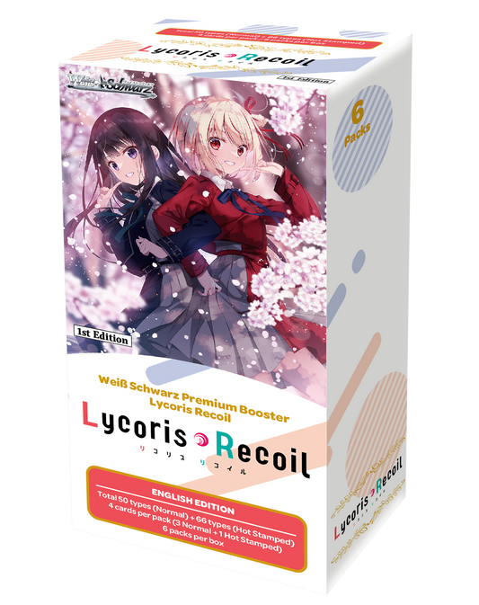 Weiss Schwarz Lycoris Recoil Premium Booster Box - English