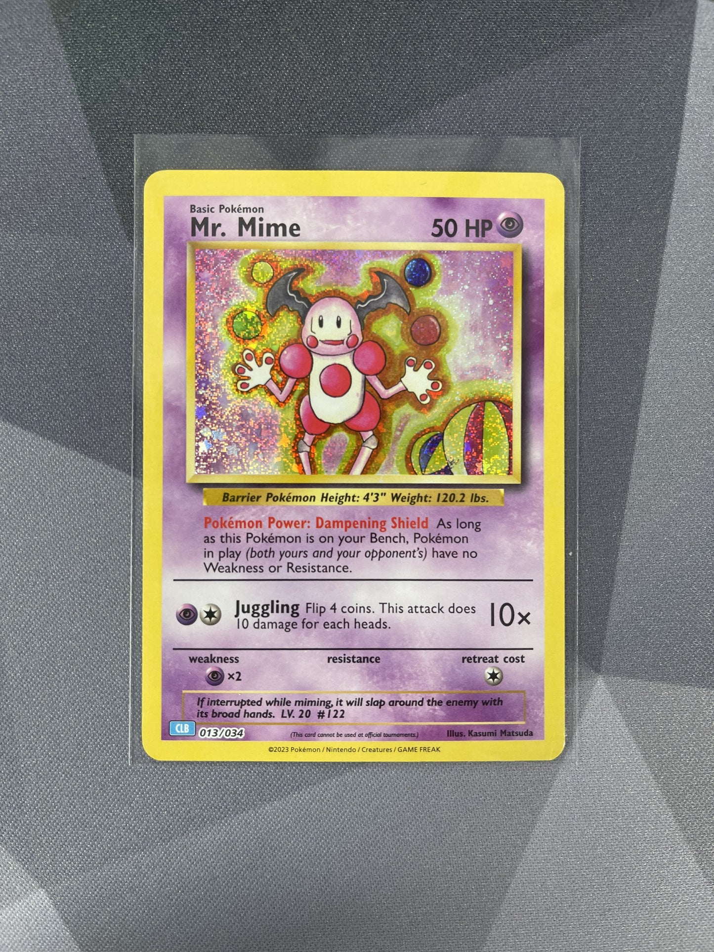 Pokemon -  Mr. Mime CLB 013/034 English - (Single)