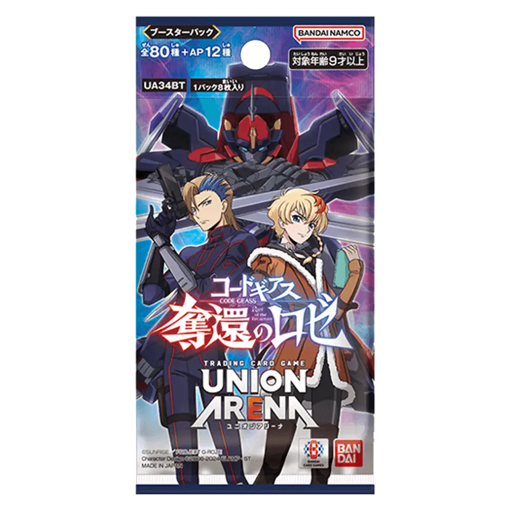 Union Arena Code Geass Rozé of the Recapture Booster Pack - Japanese