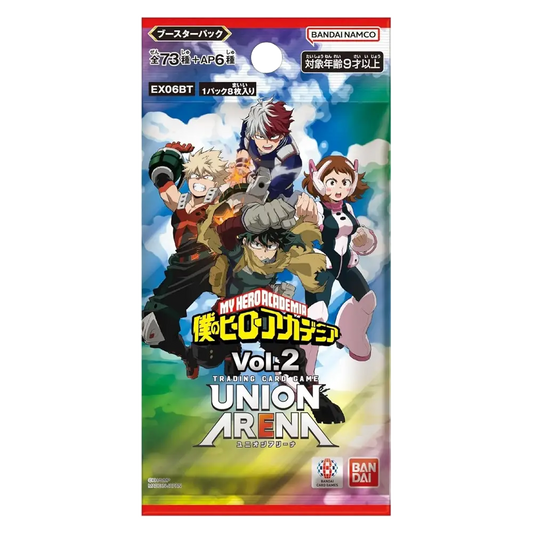 Union Arena My Hero Academia Vol.2 Booster Pack - Japanese