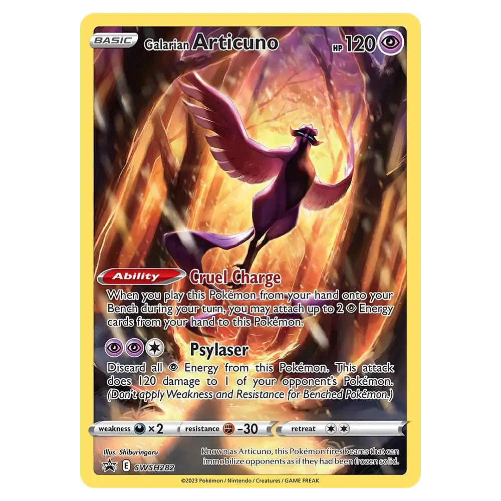 Pokemon - Galarian Articuno SWSH282 English - Crown Zenith (Single)