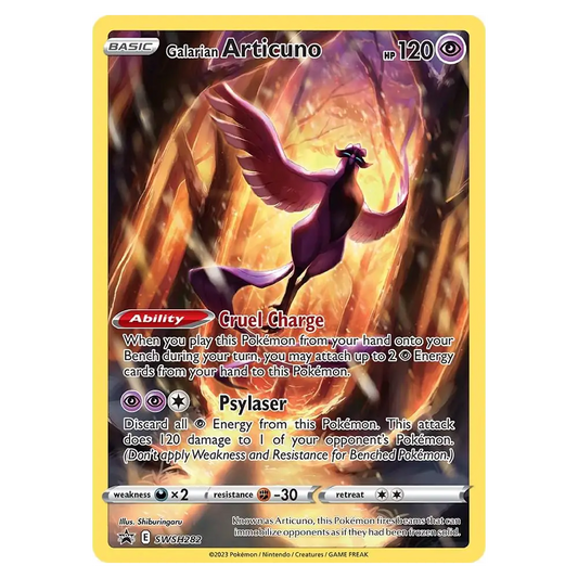Pokemon - Galarian Articuno SWSH282 English - Crown Zenith (Single)