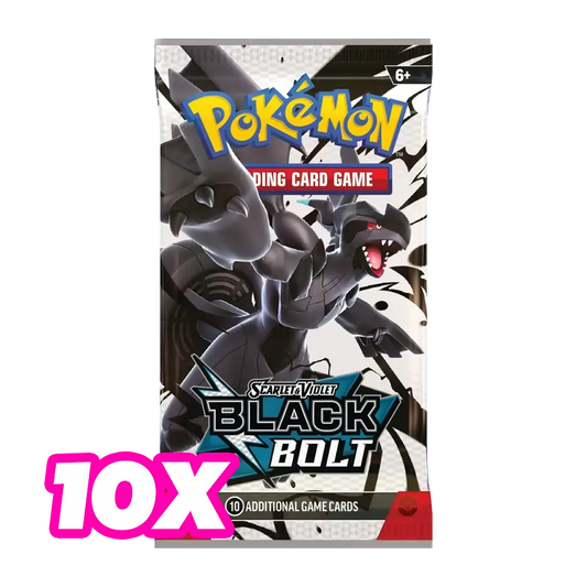 Pokémon 10x Black Bolt Booster Pack TCG
