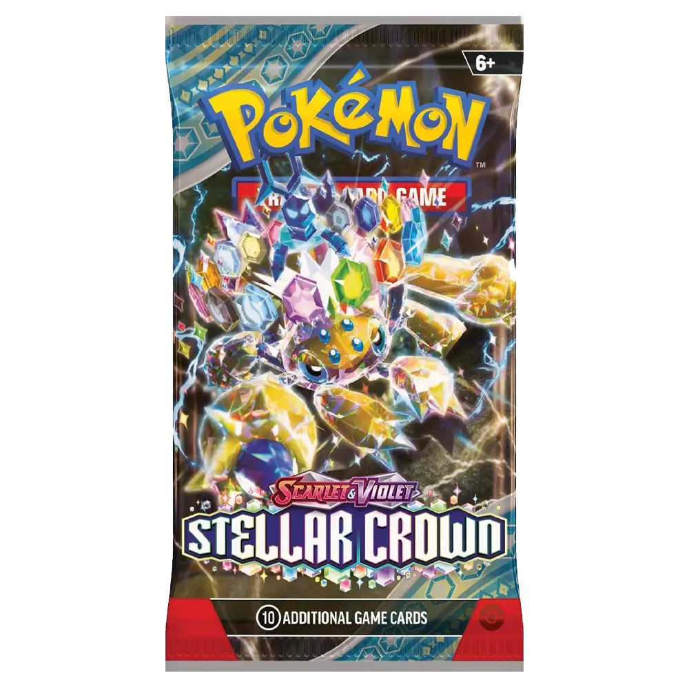 Pokemon Stellar Crown Booster Pack - Scarlet & Violet - (1 pack)
