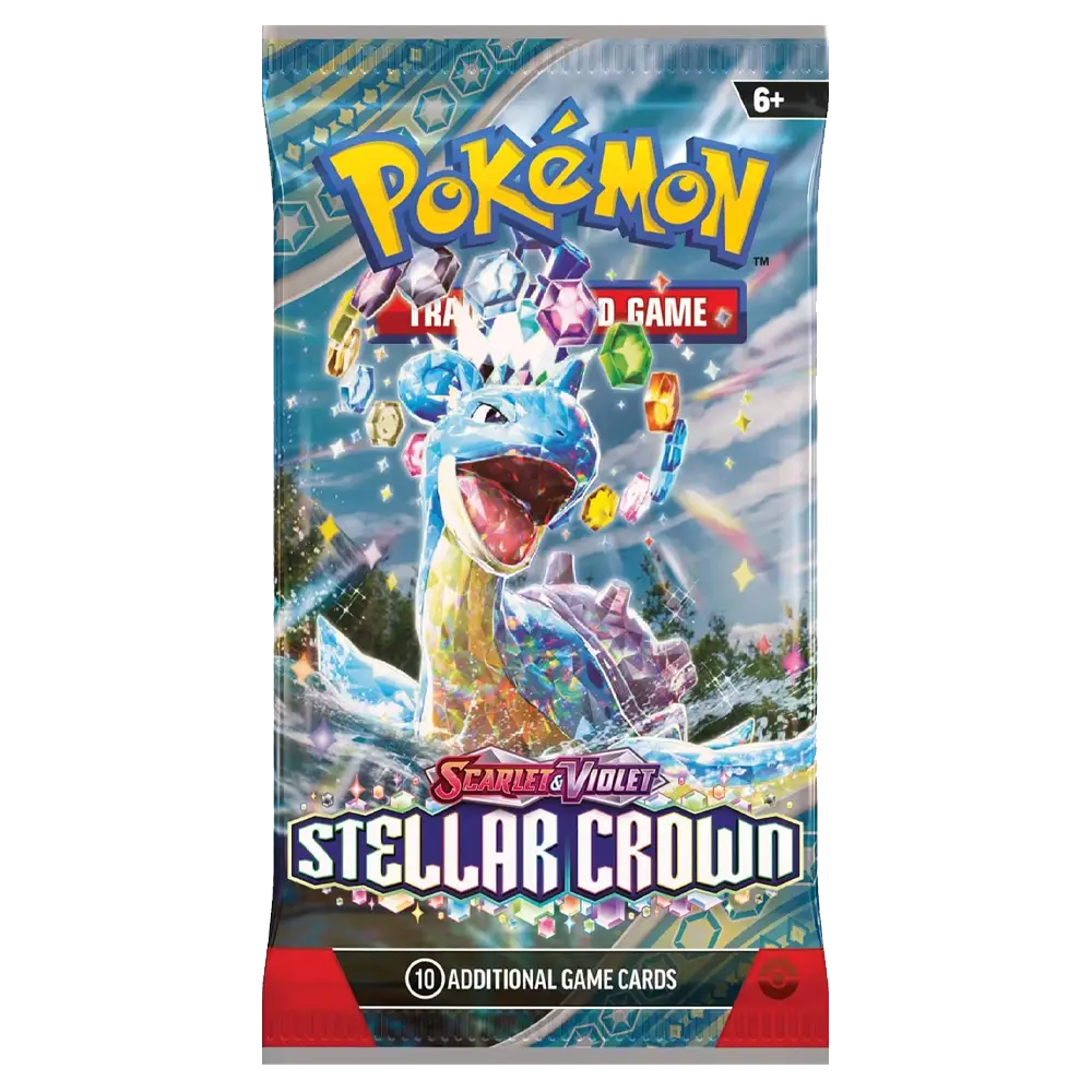 Pokemon Stellar Crown Booster Pack - Scarlet & Violet - (1 pack)
