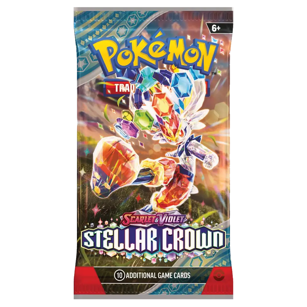 Pokemon Stellar Crown Booster Pack - Scarlet & Violet - (1 pack)