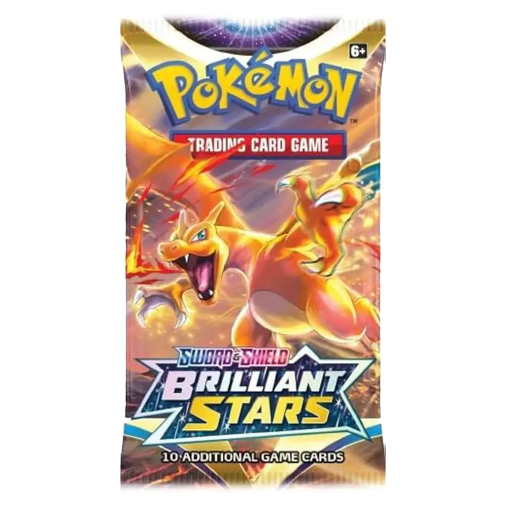 Pokemon Brilliant Stars Booster Pack - Sword & Shield - (1 pack)