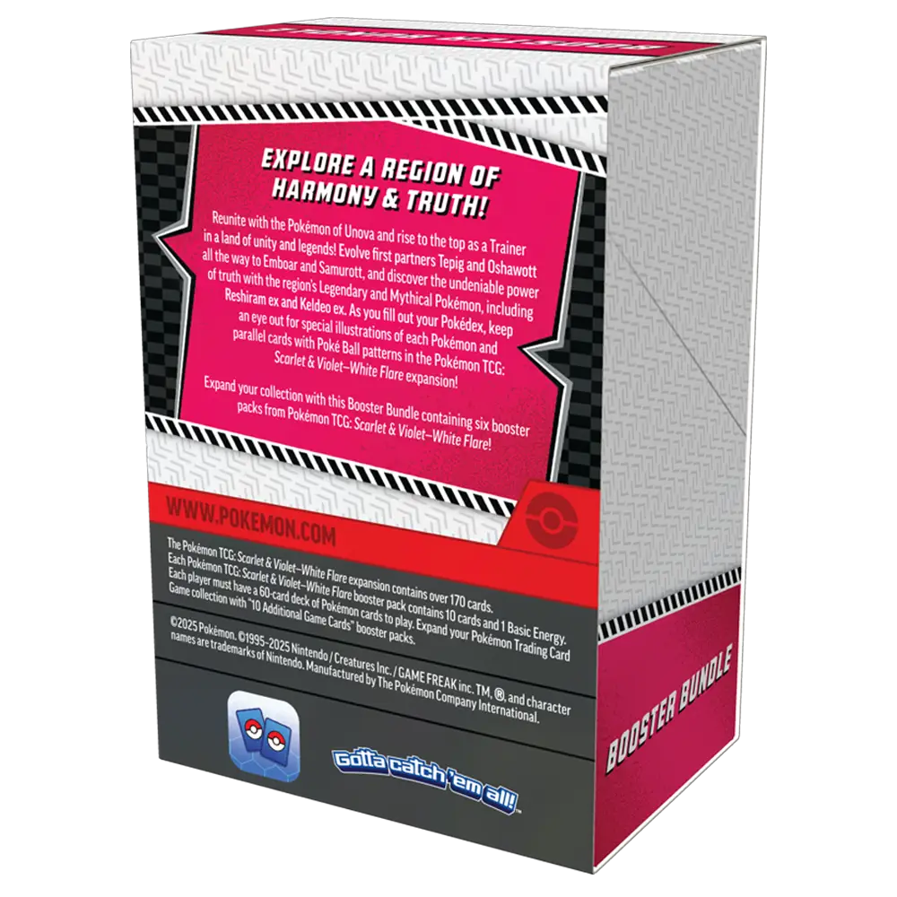Pokemon White Flare Booster Bundle - Scarlet & Violet (6 packs)