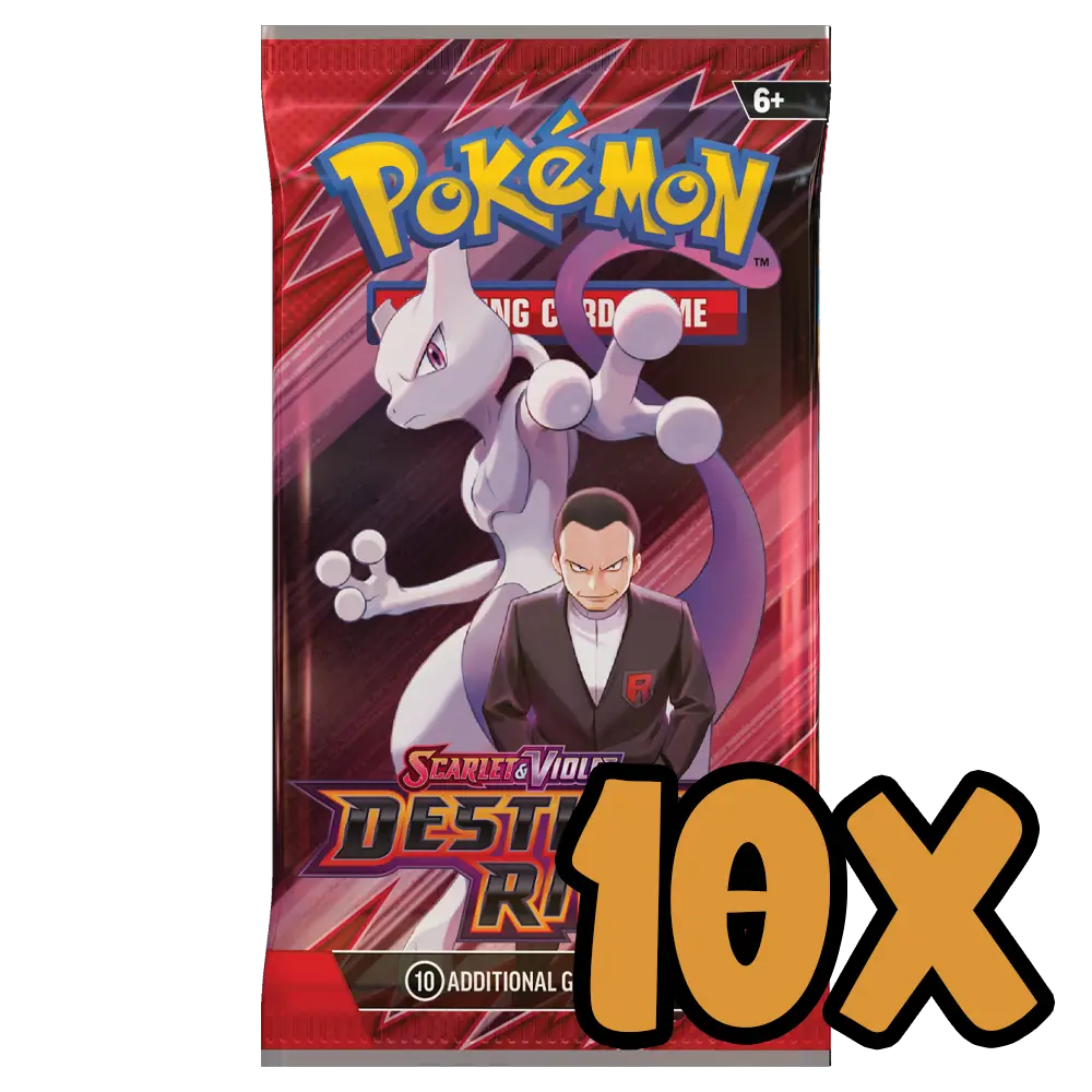Pokemon Destined Rivals 10 Booster Packs
