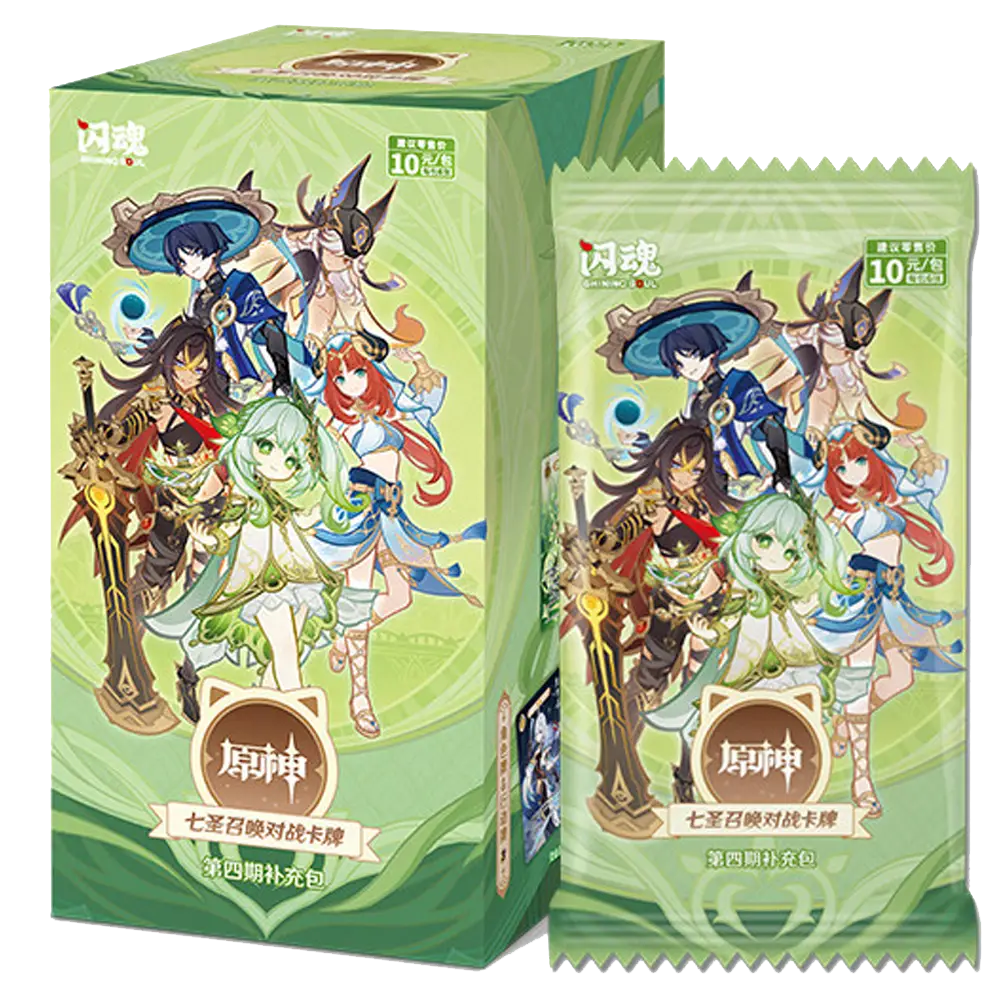 Genshin Impact Series 4 Blind Box Trading Cards - Chinese