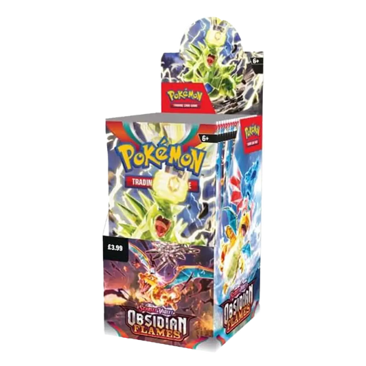 Pokemon Obsidian Flames Half Booster Box -  Scarlet & Violet - (18 packs)