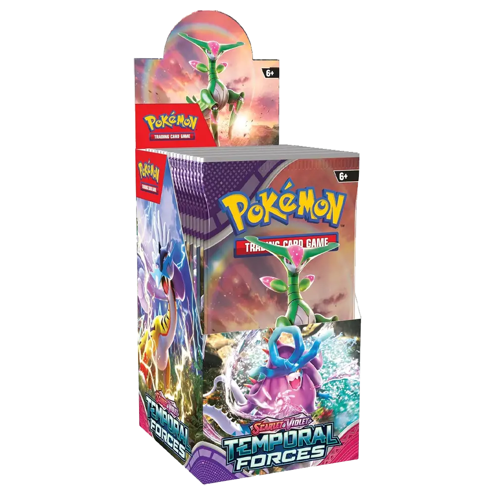 Pokemon Temporal Forces Half Booster Box - Scarlet & Violet - (18 packs)