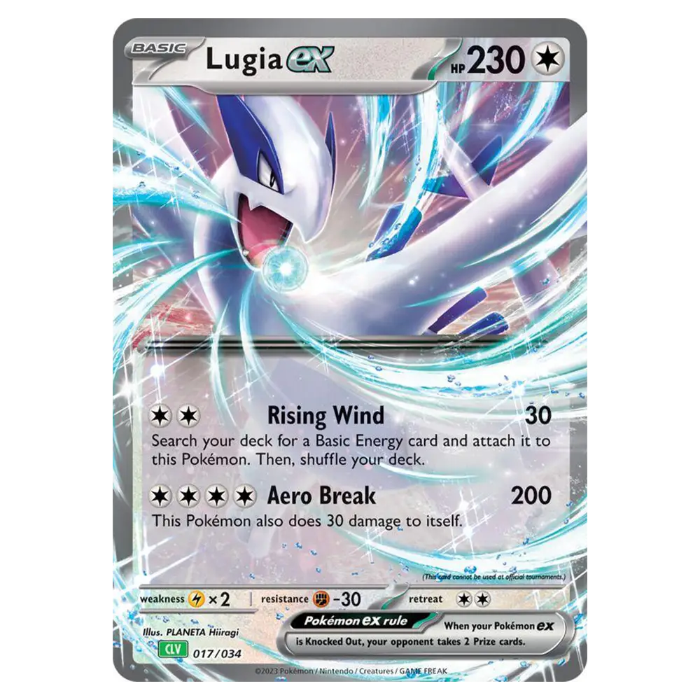 Pokemon - Lugia Ex CLV 017/034 English - (Single)