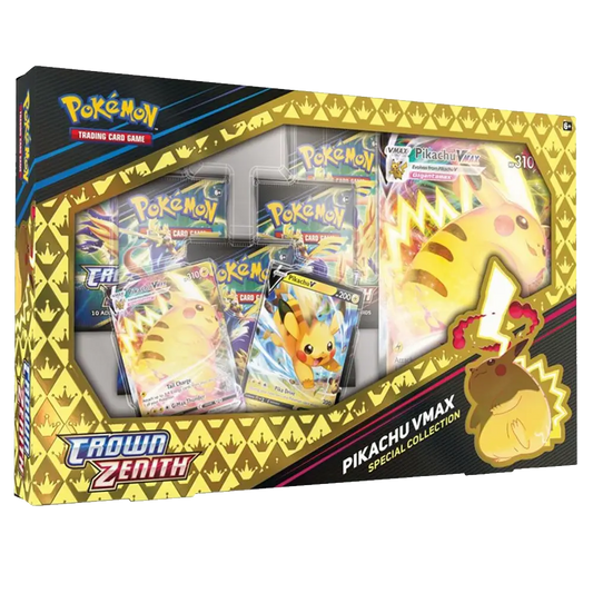 Pokemon Crown Zenith Pikachu VMax Premium Collection - Scarlet & Violet (5 packs + Promo)