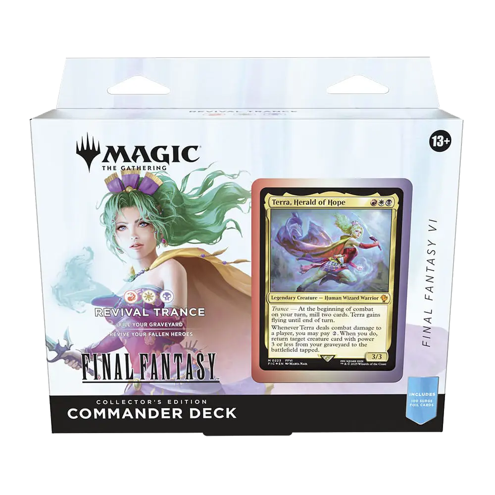 Magic The Gathering Final Fantasy Collector Commander Deck - Revival Trance