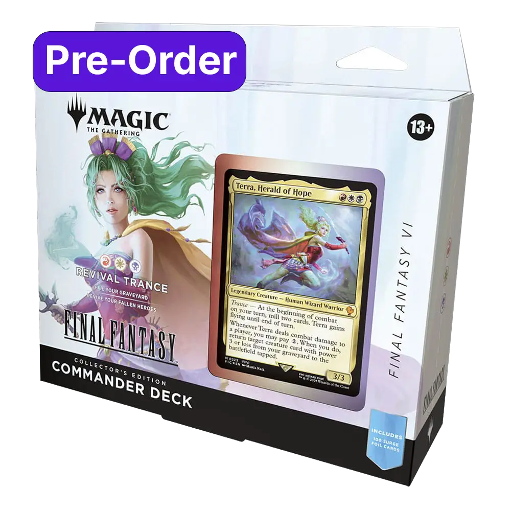 Magic The Gathering Final Fantasy Collector Commander Deck - Revival Trance