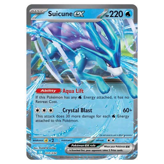 Pokemon -  Suicune CLB 010/034 English - (Single)