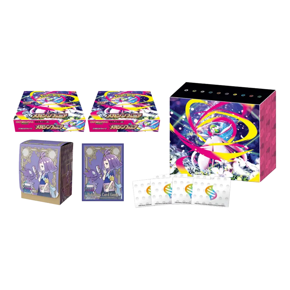 Pokemon MEGA Symphonia Pokemon Center Expansion Pack Japanese (2 booster boxes, deck, sleeves)
