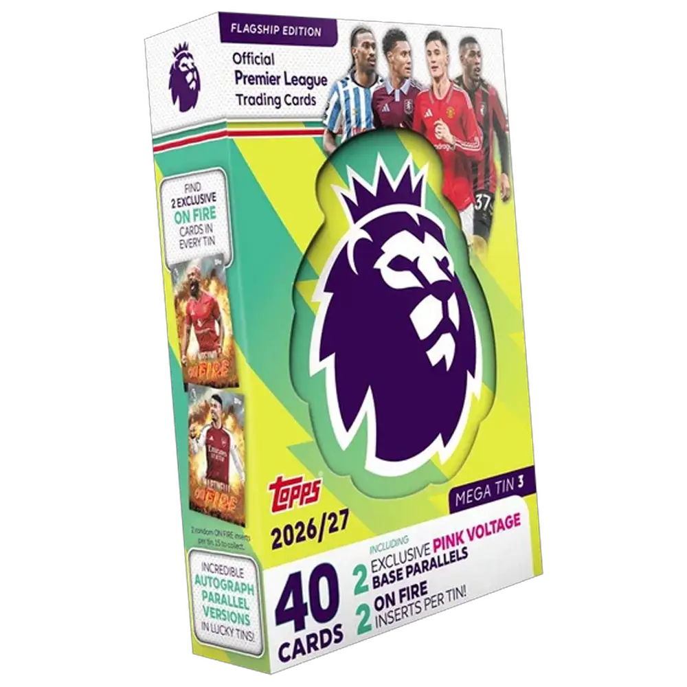 Topps Premier League 2026/27 Flagship Edition Mega Tin