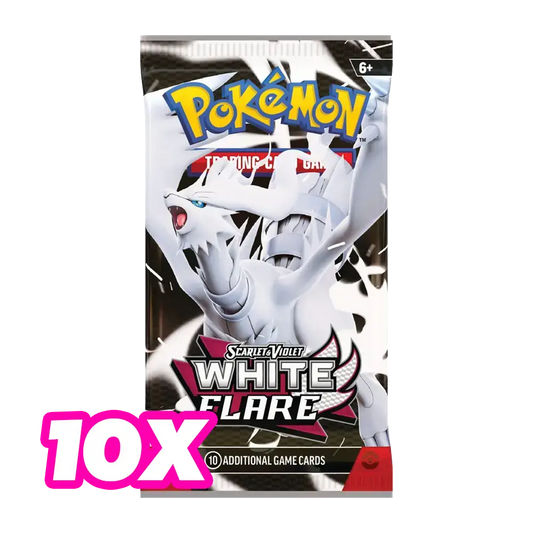 Pokémon 10x White Flare Booster Pack TCG