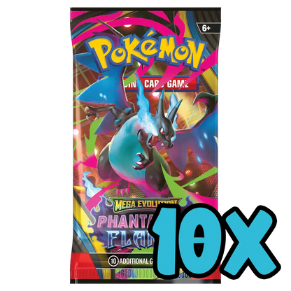 Pokemon Phantasmal Flames 10x Booster Packs