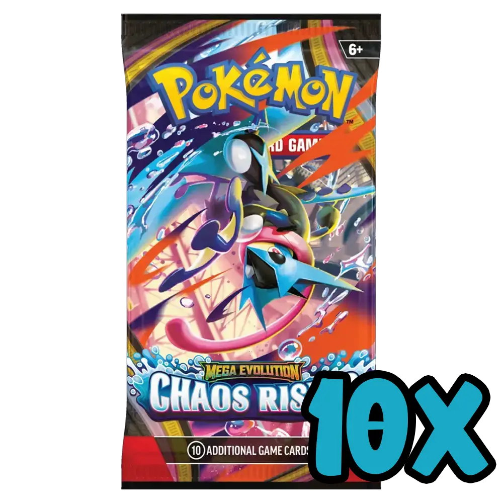 Pokemon Chaos Rising Booster Pack 10x