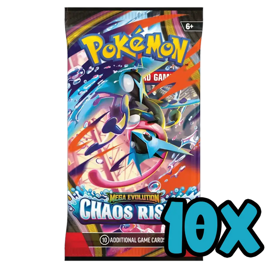 Pokemon Chaos Rising Booster Pack 10x