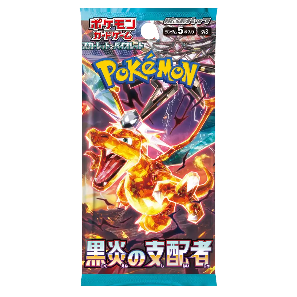 Pokemon Ruler Of The Black Flame Booster Pack - Scarlet & Violet - Japanese