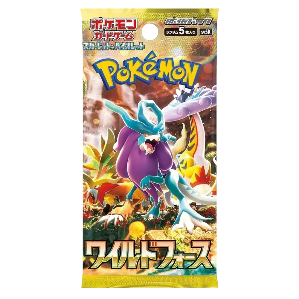 Pokemon Wild Force Booster Pack - Scarlet & Violet - Japanese