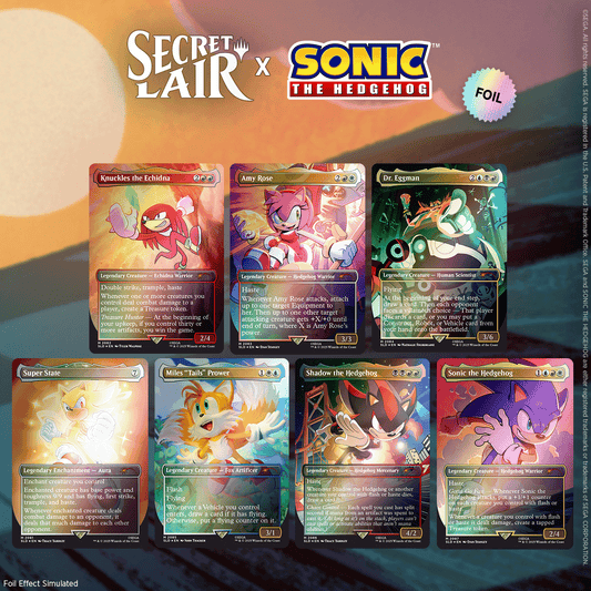 Magic the Gathering Secret Lair x Sonic the Hedgehog: Friends & Foes