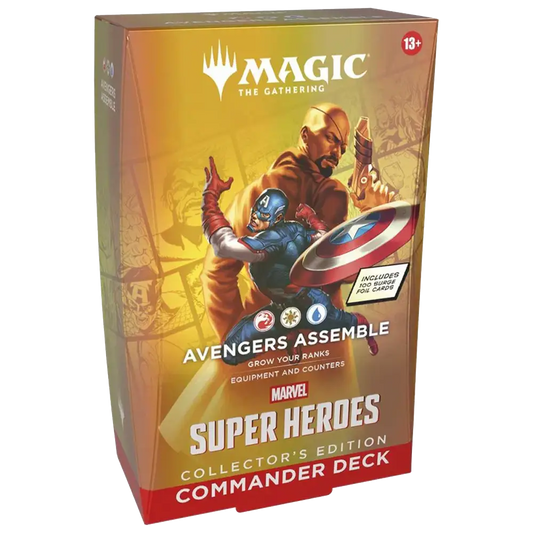 Magic The Gathering Marvel Super Heroes Collector Commander Deck - Avengers Assemble