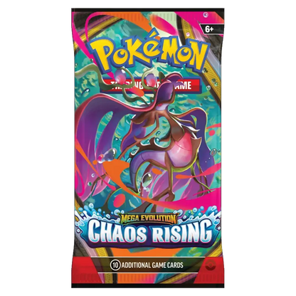 Pokemon Chaos Rising Booster Pack 10x
