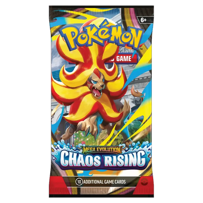 Pokemon Chaos Rising Booster Pack 10x