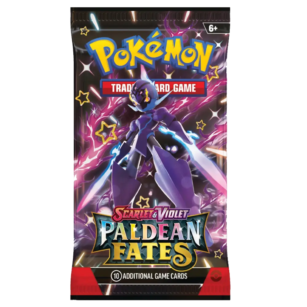 Pokemon Paldean Fates Booster Pack -  Scarlet & Violet - (1 pack)