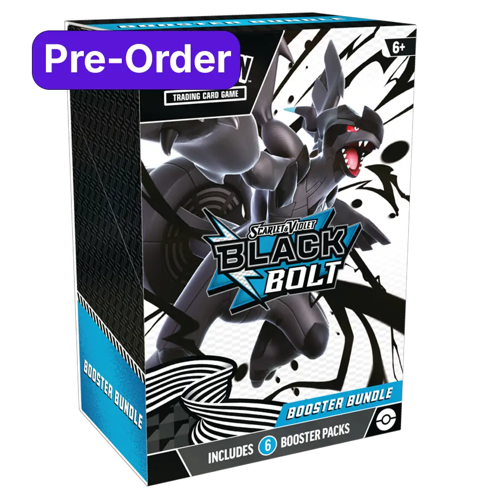 Pokemon Black Bolt Booster Bundle - Scarlet & Violet (6 packs)