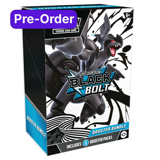 Pokemon Black Bolt Booster Bundle - Scarlet & Violet (6 packs)