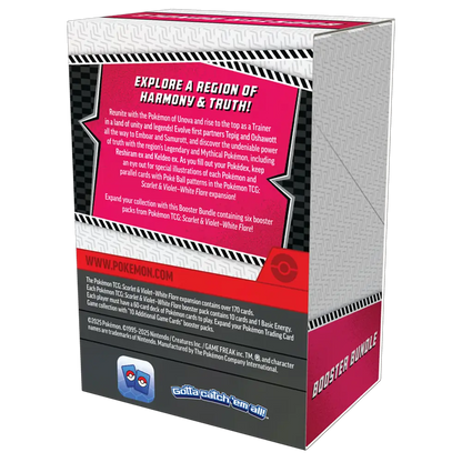 Pokemon White Flare Booster Bundle - Scarlet & Violet (6 packs)