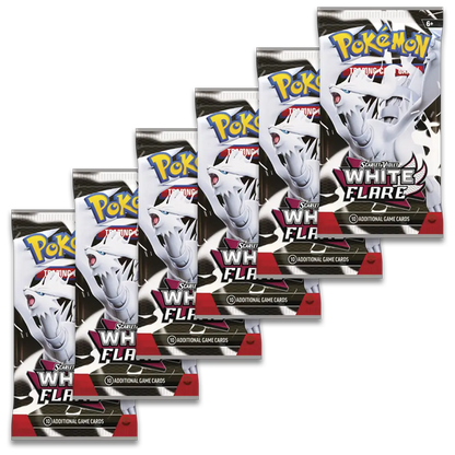 Pokemon White Flare Booster Bundle - Scarlet & Violet (6 packs)