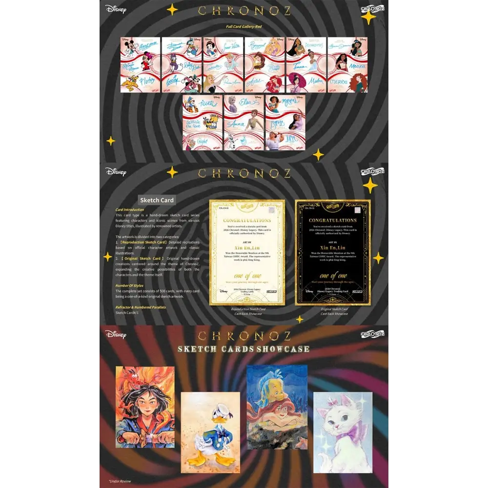 2026 Card.Fun ChronoZ Disney Legacy Booster Box