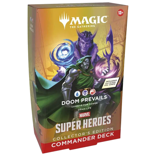 Magic The Gathering Marvel Super Heroes Collector Commander Deck - Doom Prevails