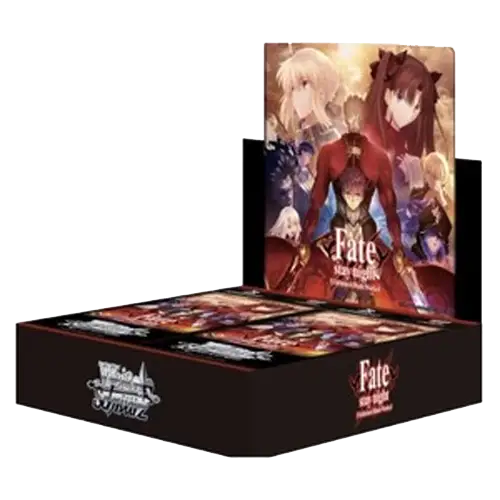 weiss schwarz fate zero booster box 16 Packs - 9 Cards per Pack - English 50 cards per deck Play Book Playing Mat Deck Manual Rules Sheet Weiss Schwarz - Fate/Zero Extra