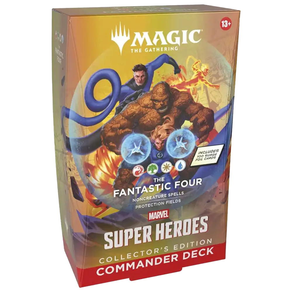 Magic The Gathering Marvel Super Heroes Collector Commander Deck - Fantastic Four