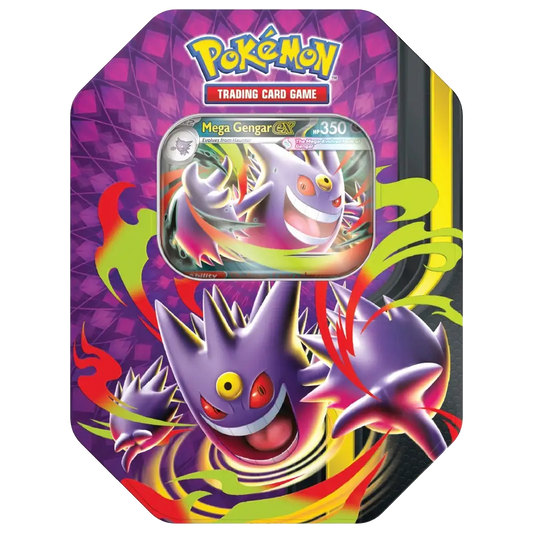 Pokemon Mega Moonlit ex Tin - Gengar