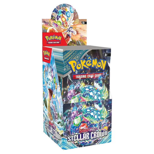 Pokemon Stellar Crown Half Booster Box - Scarlet & Violet - (18 packs)
