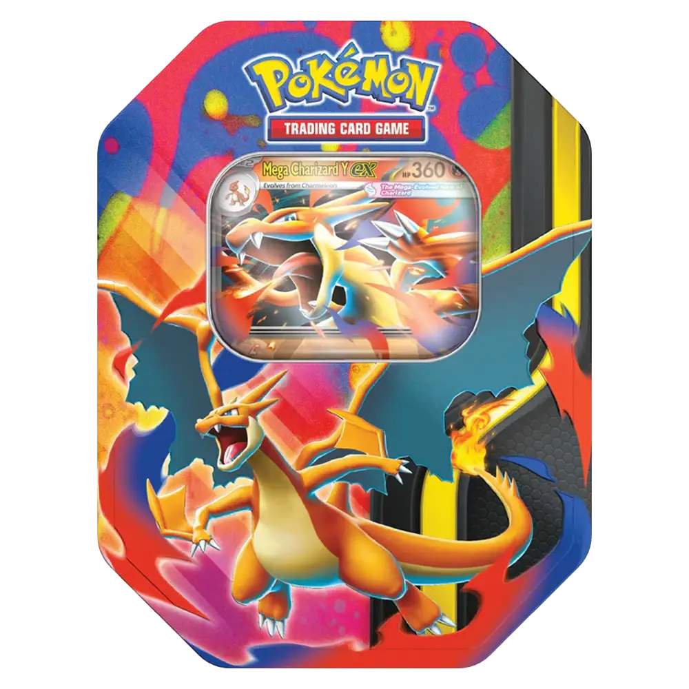 Pokemon Mega Charizard ex Tin (Orange)