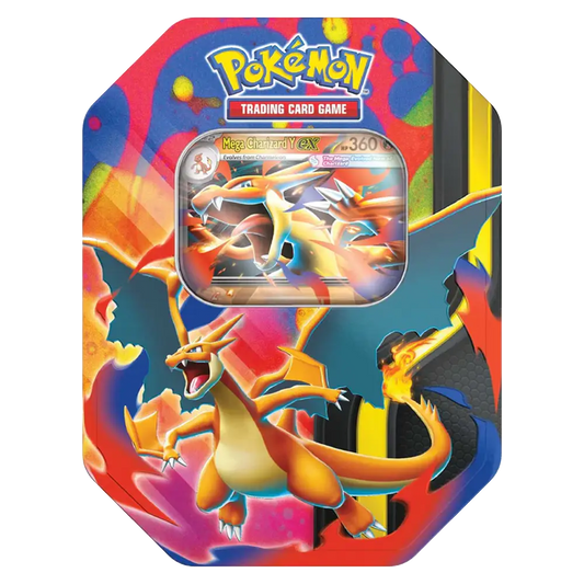 Pokemon Mega Charizard ex Tin (Orange)