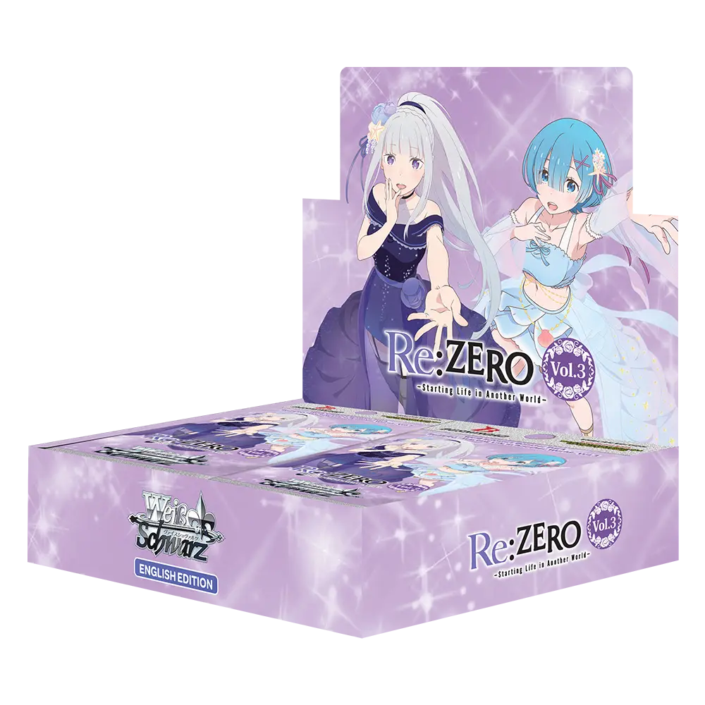 Weiss Schwarz Re:Zero Starting Life in Another World Vol.3 Booster Box English